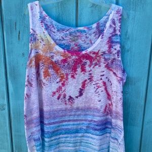 A-Line Tank Top with Rhinestones